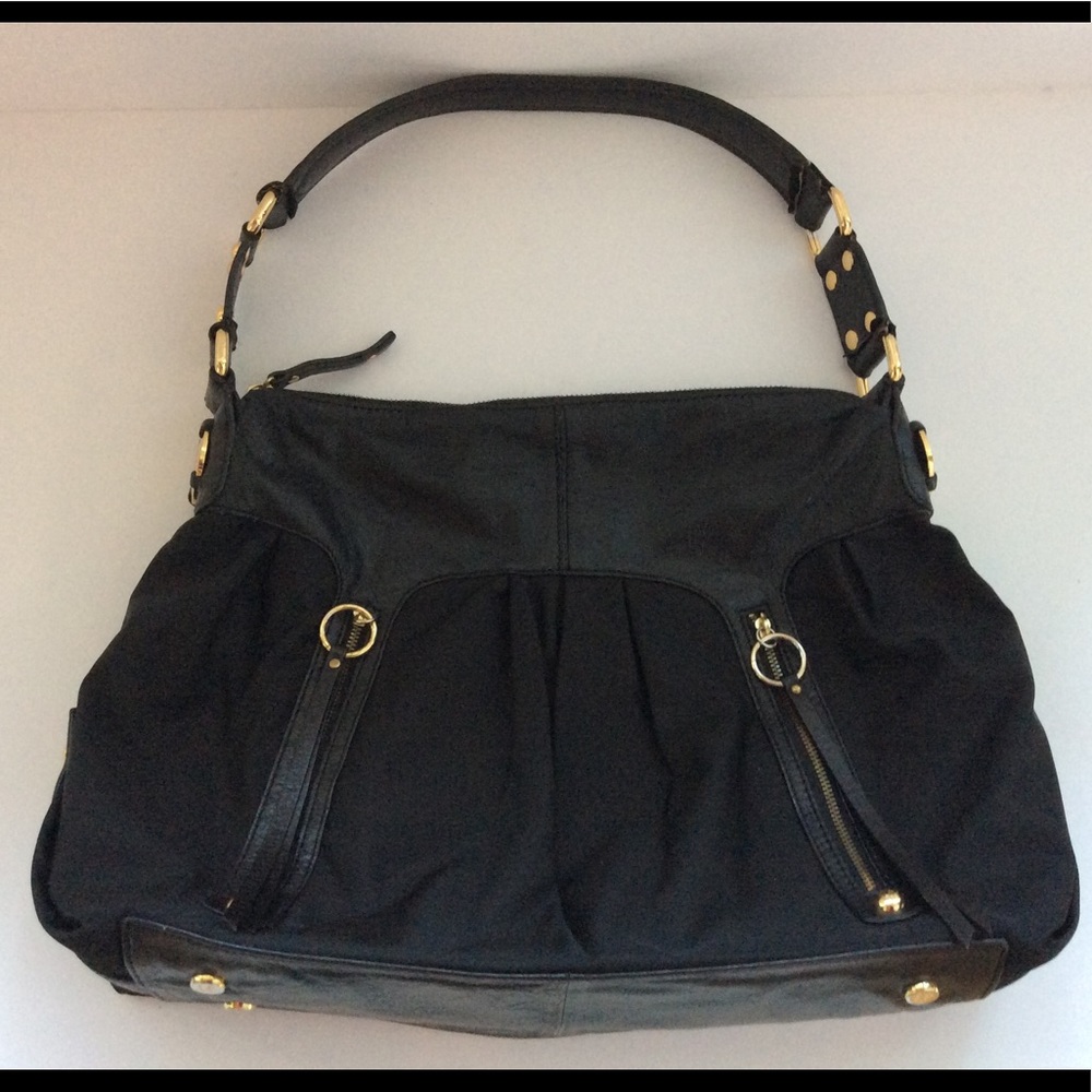 Black Donald Pliner Hobo Purse